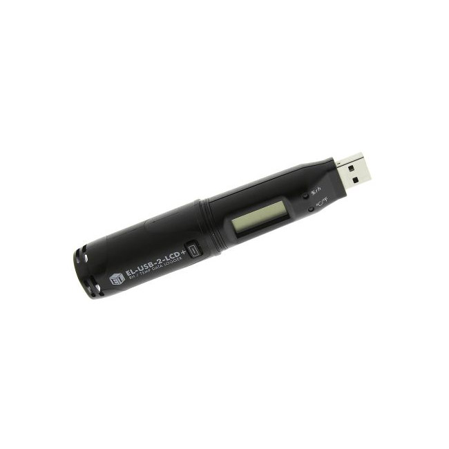 Lascar EL-USB-2-LCD+ ��(sh��)��(j��)ӛ䛃x, �y(c��)��ZUIDA+80 ��C, ����(du��)���100%RH